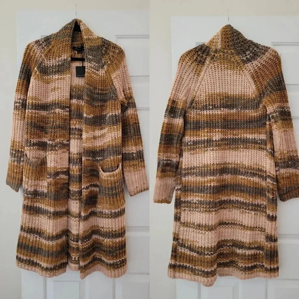 Skull Cashmere open cardigan XS